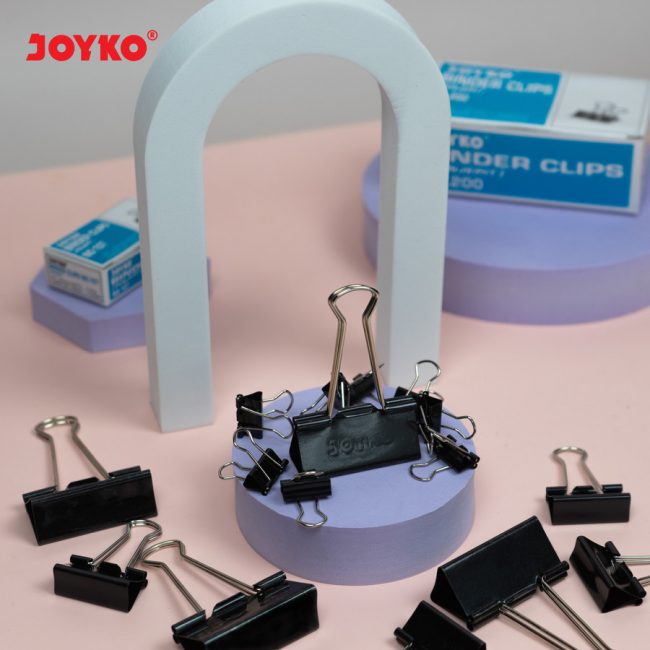 Binder Clip Klip Penjepit Kertas Joyko Black – No.105-12Pcs (22)