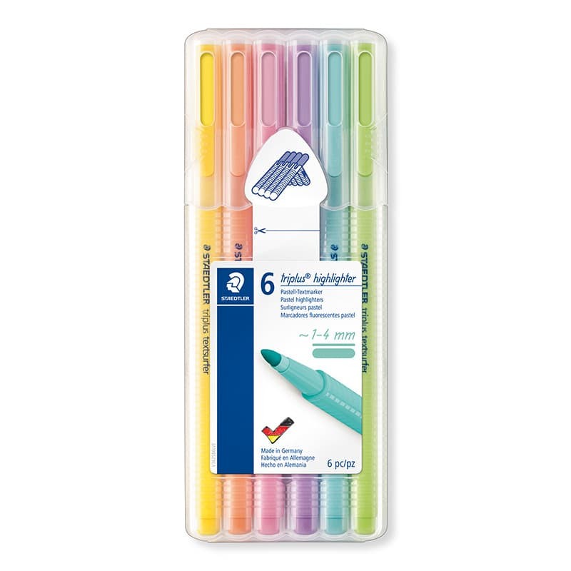 Staedtler Triplus Highlighter Pastel – 6pcs (35)